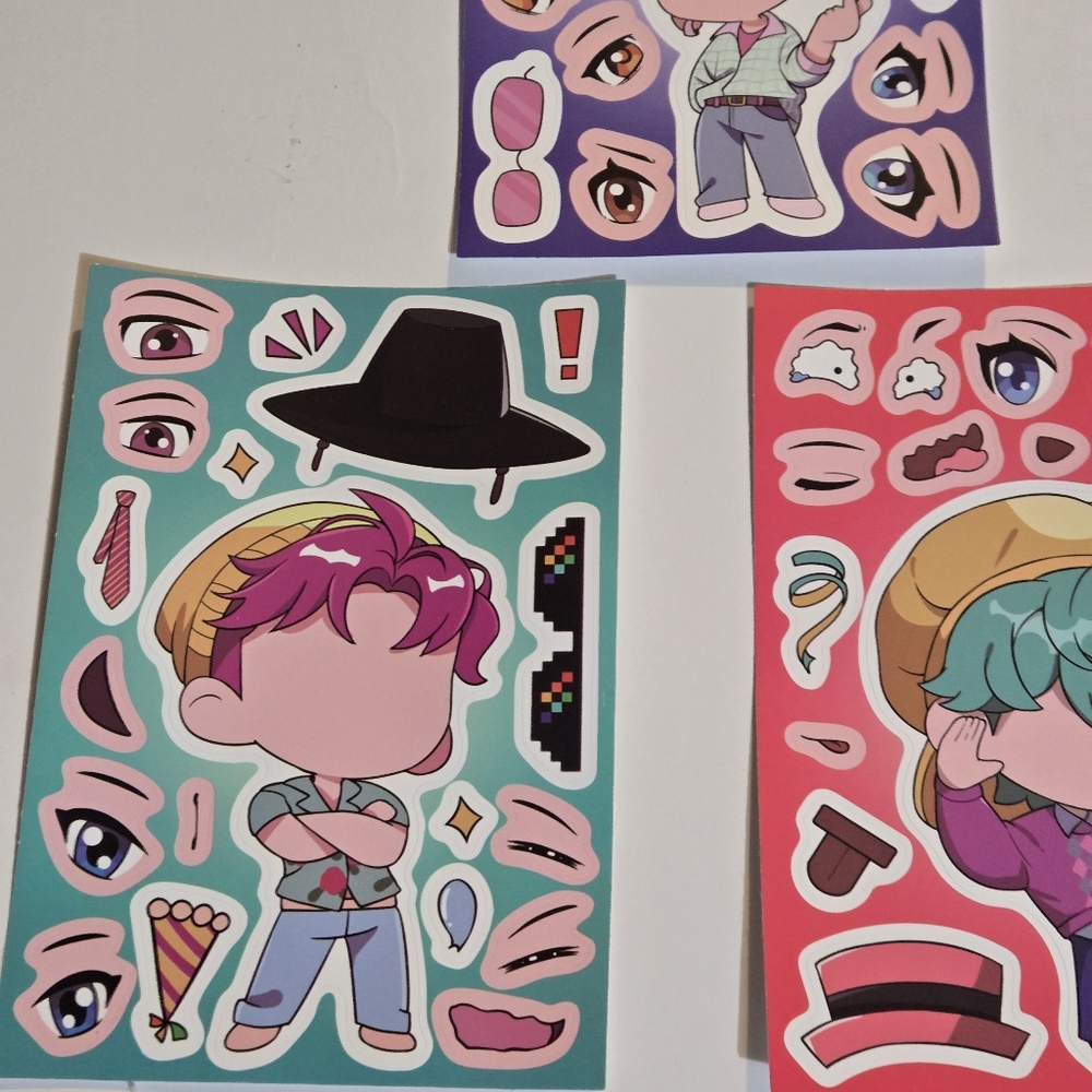 ๐๐ K-Pop Demon Hunters Characters Sticker Set - Picture 7 of 9